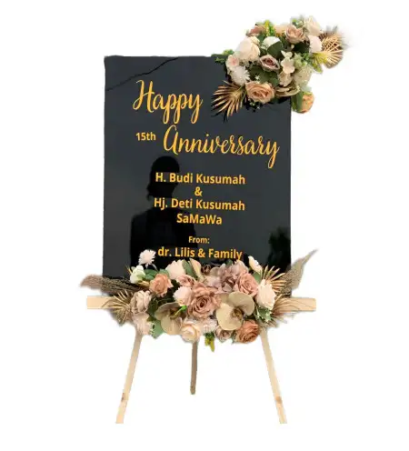 Papan Bunga Akrilik Menjing